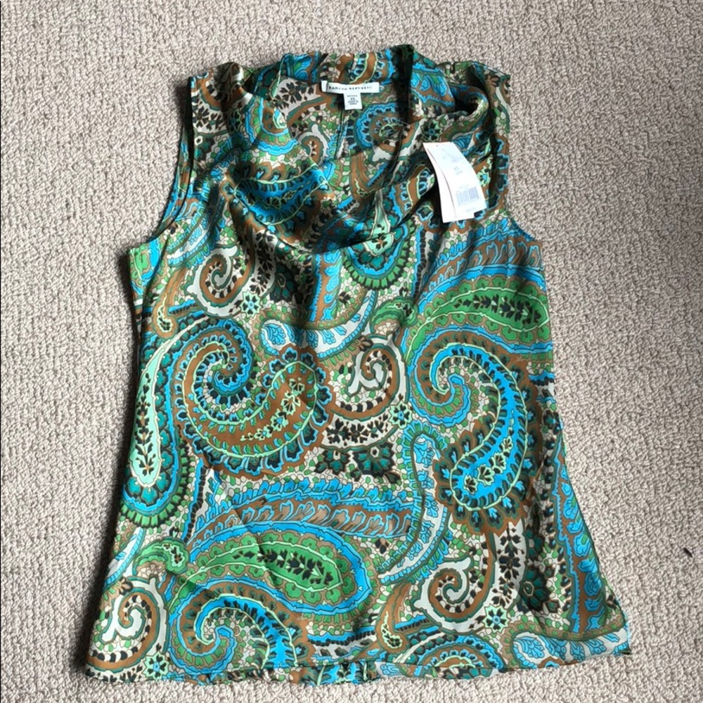 NWT Banana Republic silky dress top